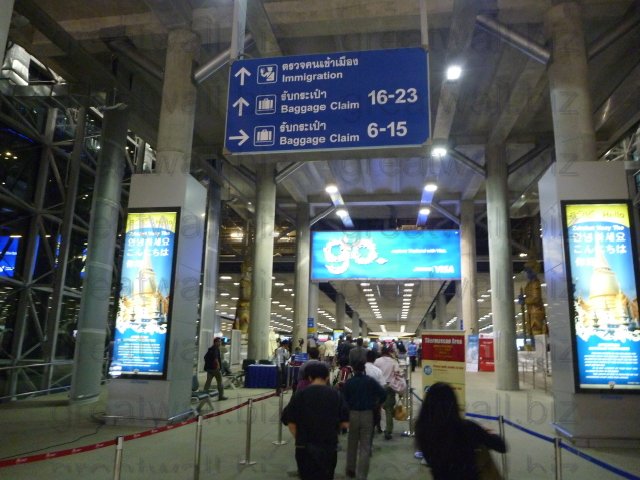 Suvarnabhumi Airport (Arrival) - ท่าอากาศยานสุวรรณภูมิ (ขาเข้า)