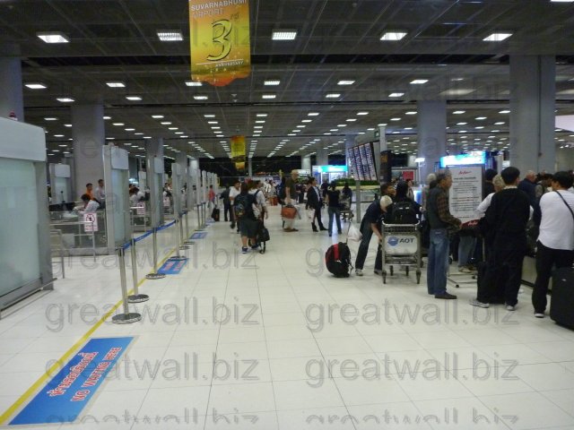 Suvarnabhumi Airport (Arrival) - ท่าอากาศยานสุวรรณภูมิ (ขาเข้า)